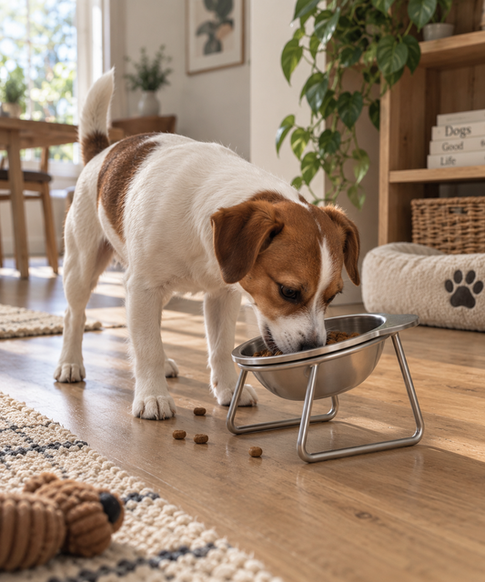 Chat et chien qui sortent leurs croquettes de la gamelle : pourquoi ? | Nelo