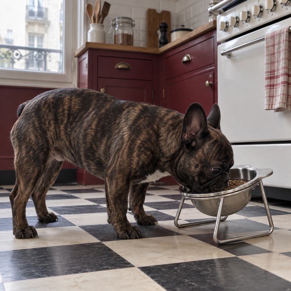 Chien avec la gamelle Nelo — photo 1