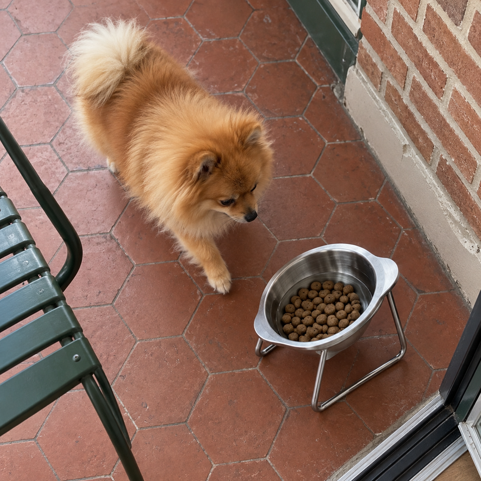 Chien avec la gamelle Nelo — photo 2