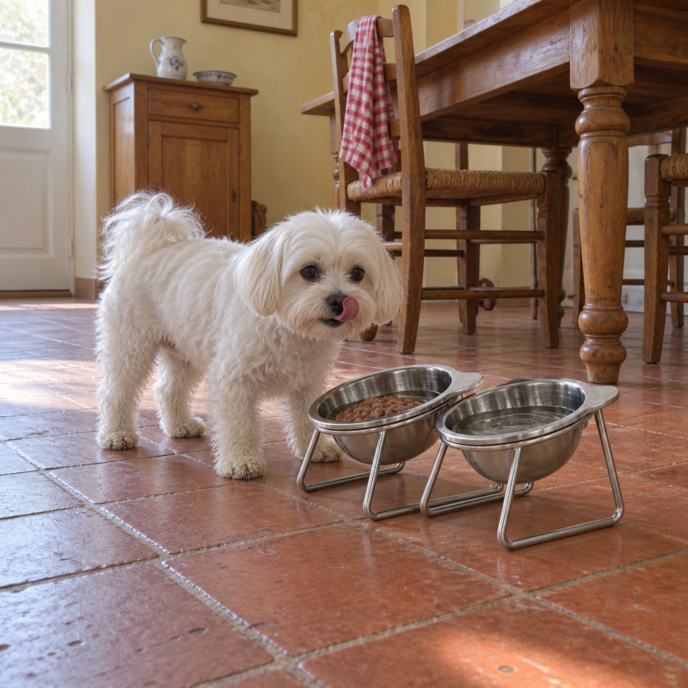 Chien avec la gamelle Nelo — photo 9