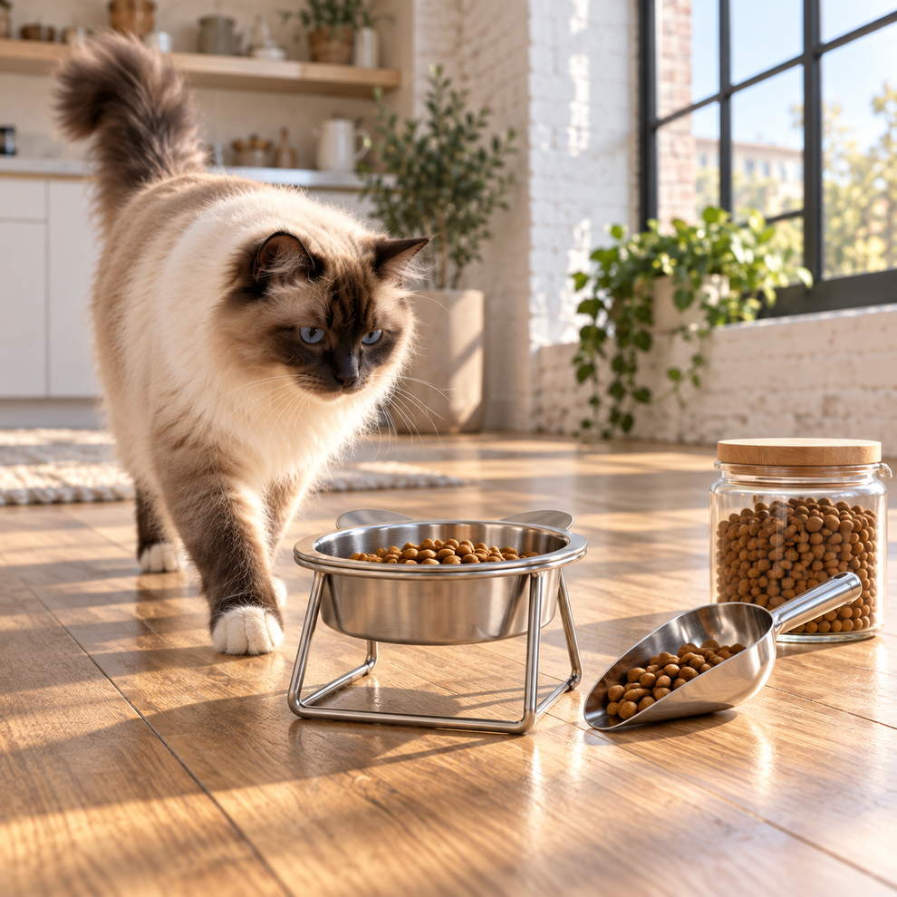 Chat avec la gamelle Nelo — photo 17