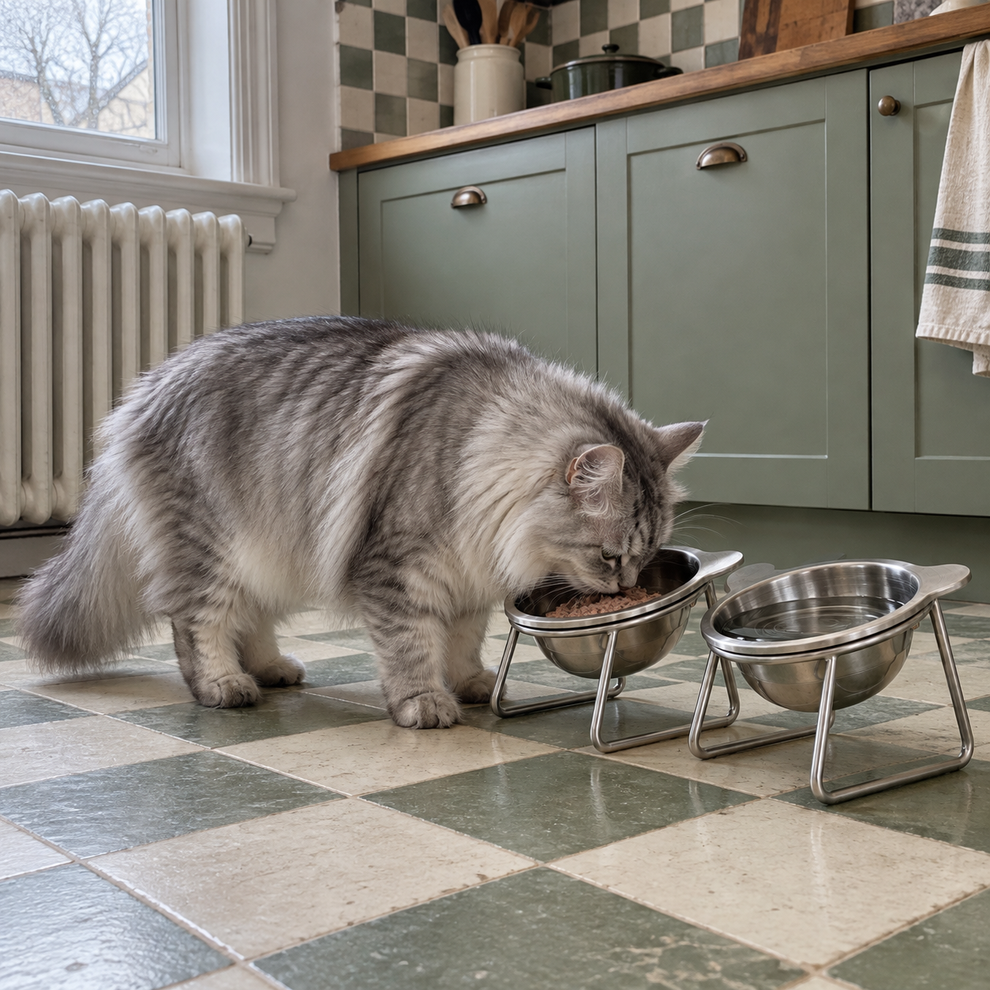 Chat avec la gamelle Nelo — photo 2
