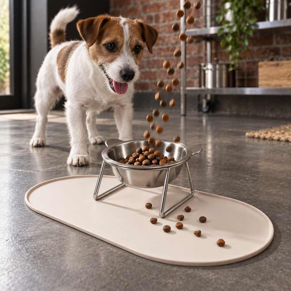 Tapis anti-débordement Nelo pour gamelles de chat et chien — photo 1