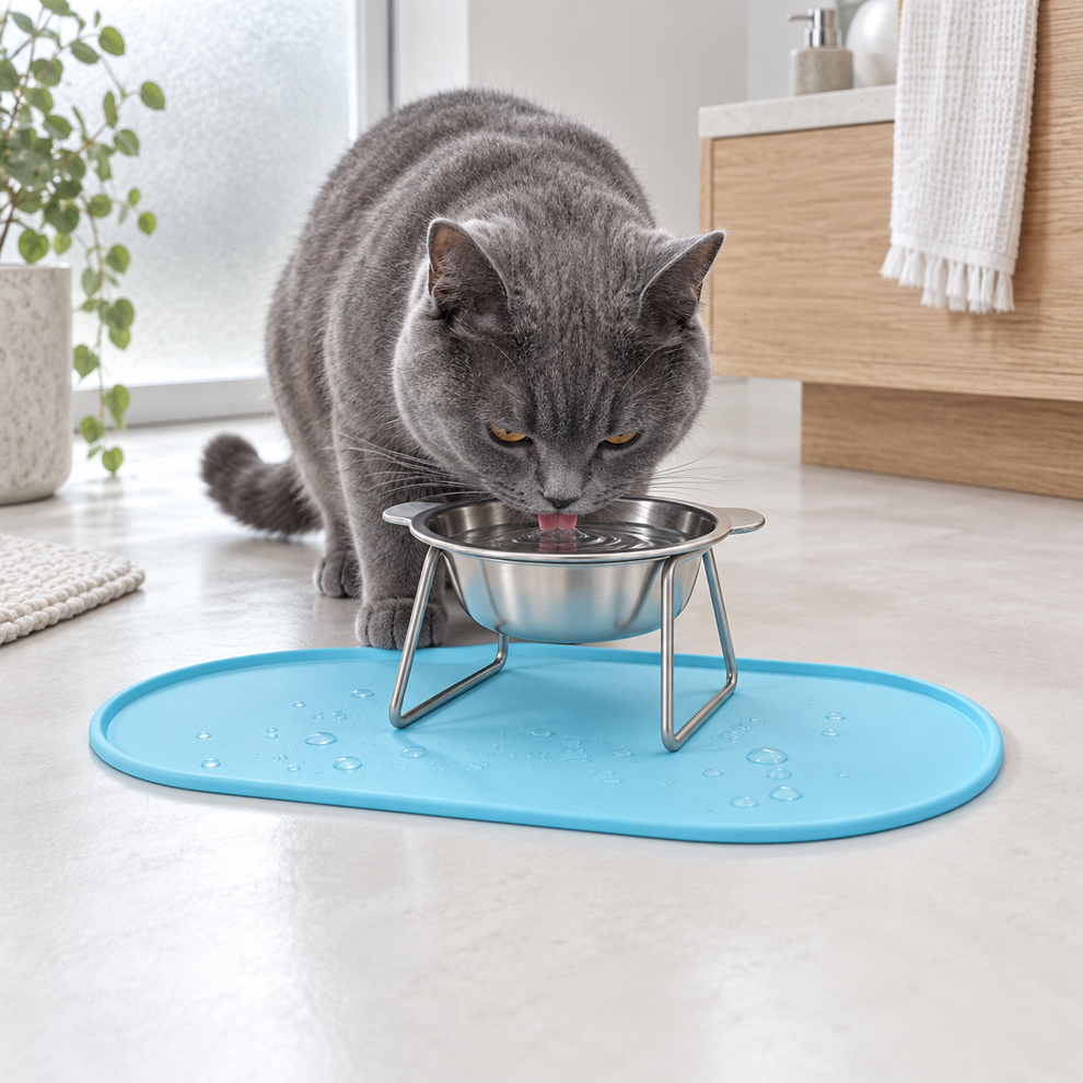 Tapis anti-débordement Nelo pour gamelles de chat et chien — photo 18