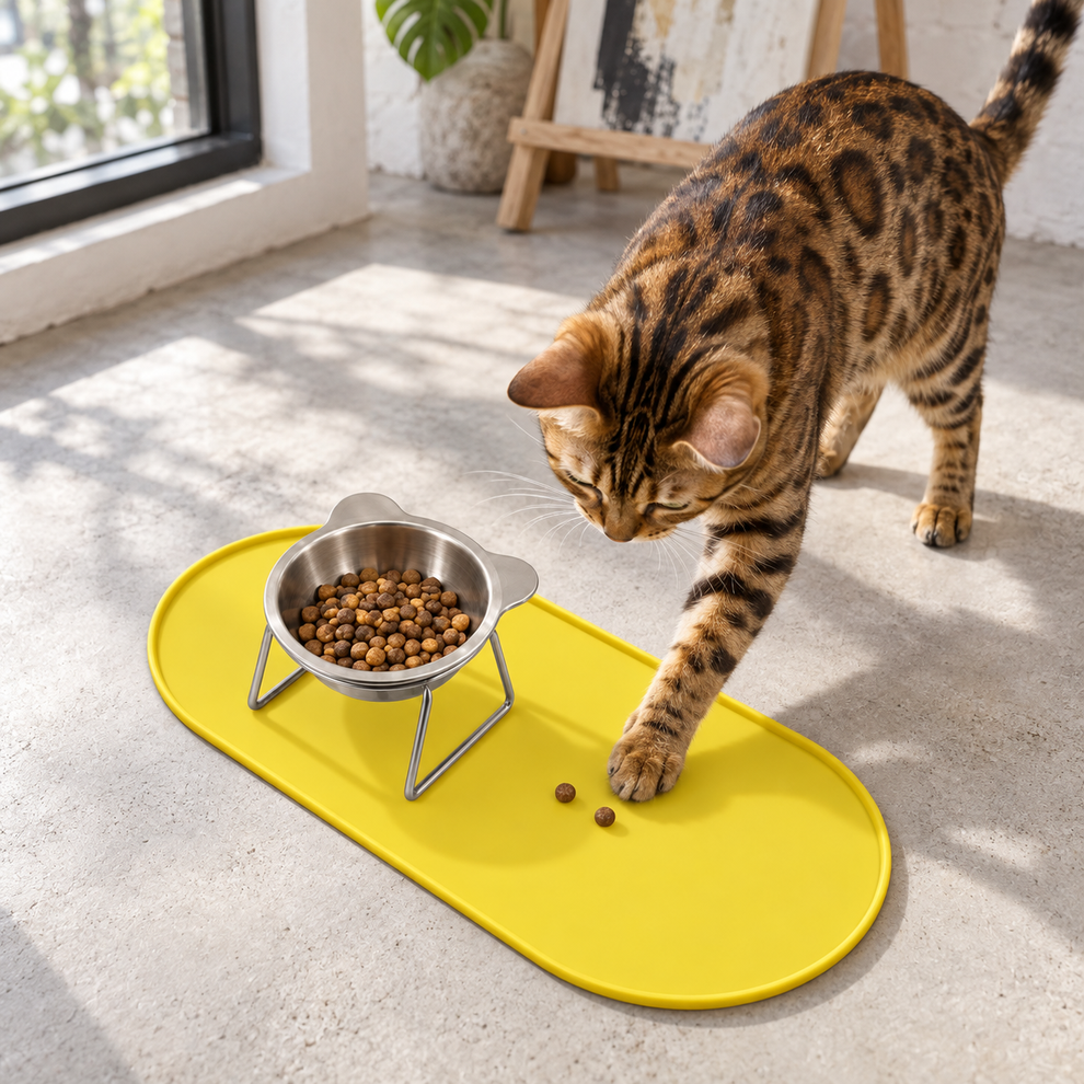 Tapis anti-débordement Nelo pour gamelles de chat et chien — photo 11