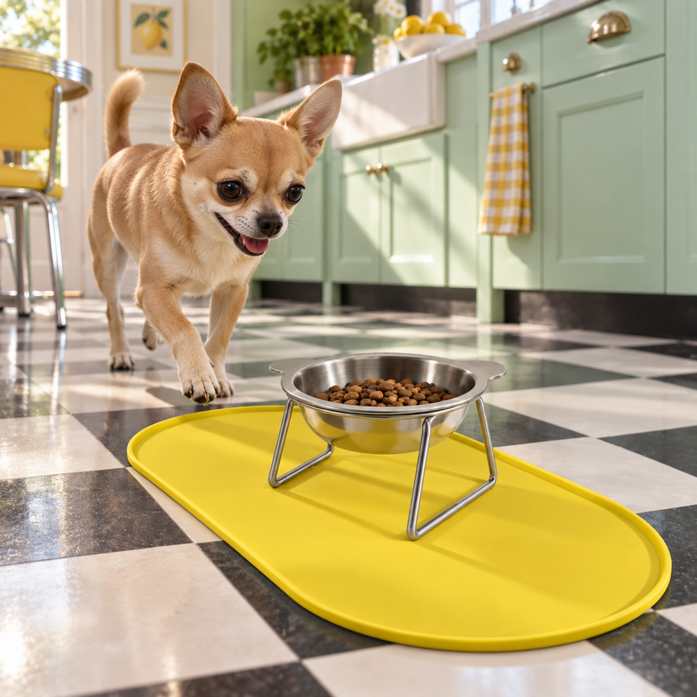 Tapis anti-débordement Nelo pour gamelles de chat et chien — photo 6