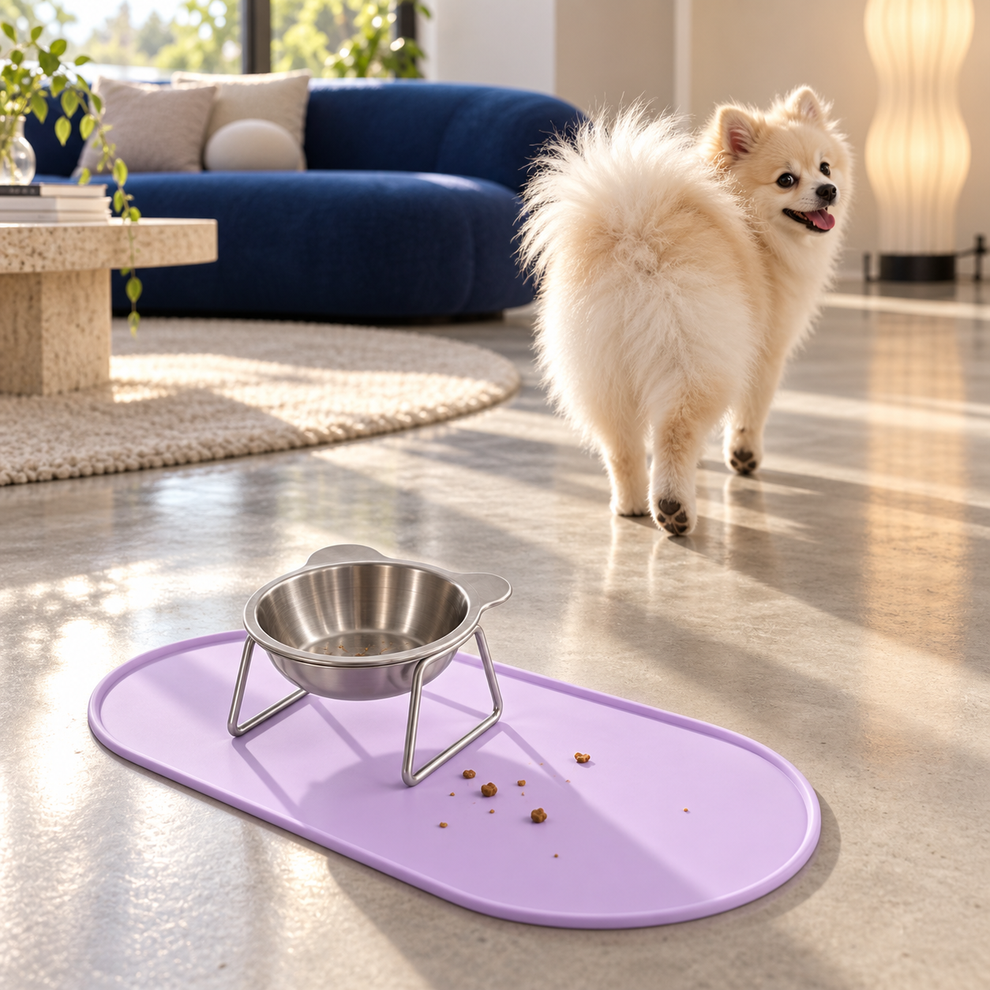 Tapis anti-débordement Nelo pour gamelles de chat et chien — photo 9
