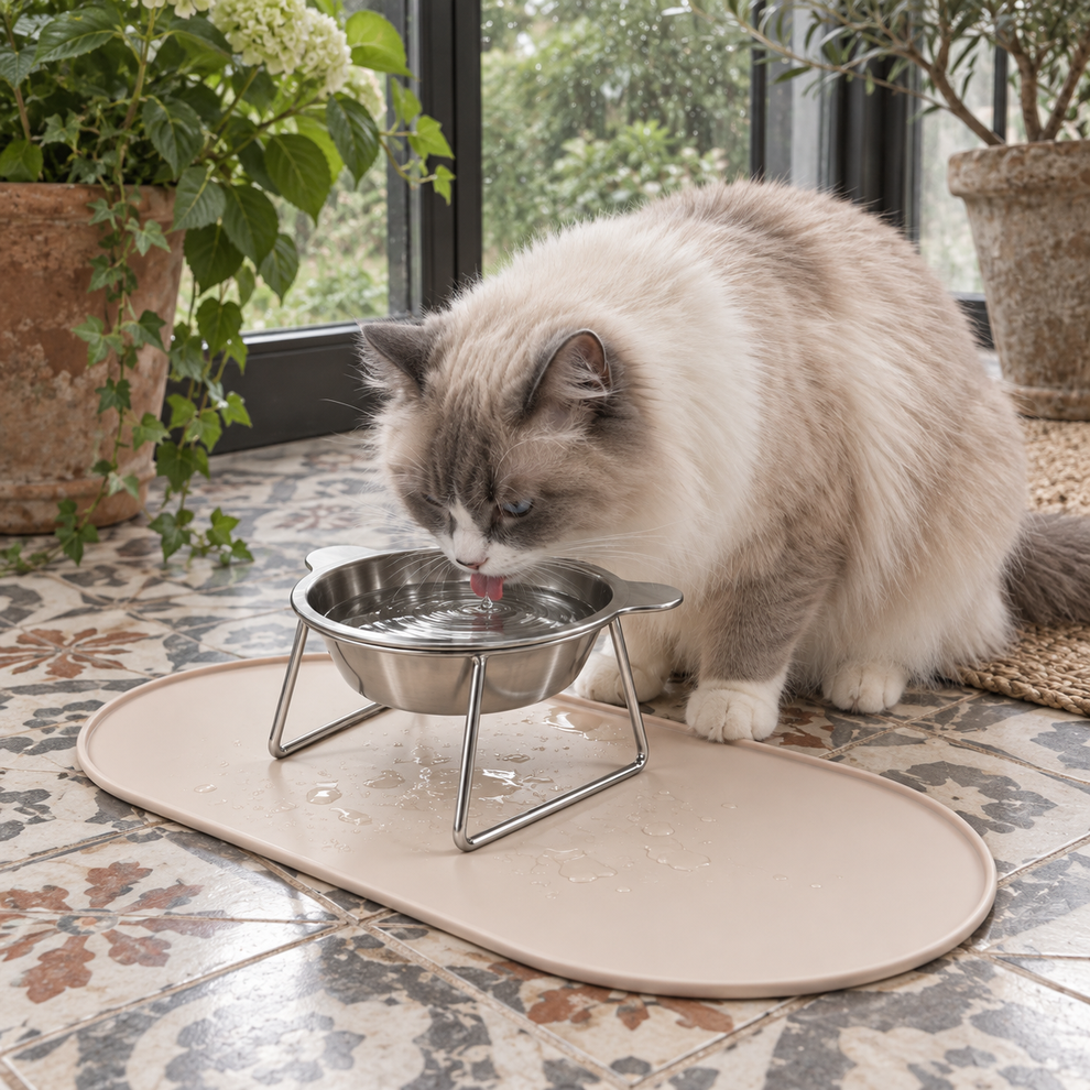 Tapis anti-débordement Nelo pour gamelles de chat et chien — photo 20