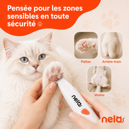 Tondeuse de toilettage pour chat | Nelo