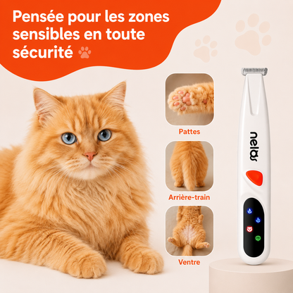 Tondeuse de toilettage pour chat | Nelo