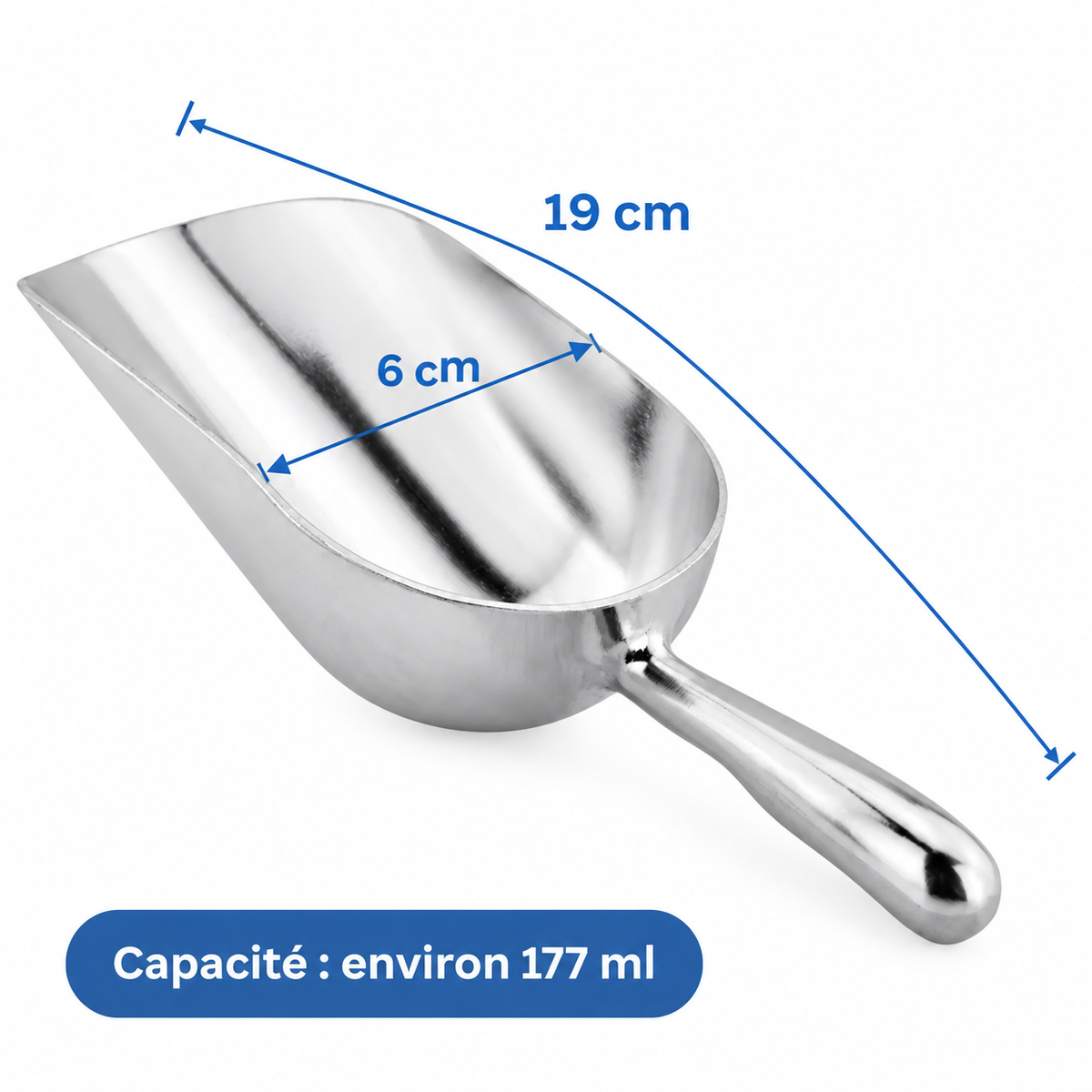 Pelle à croquettes en inox | Nelo