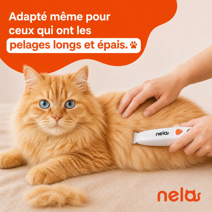 Tondeuse de toilettage pour chat | Nelo